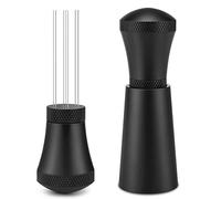 WDT Tool, Strumento di distribuzione espresso 7 Aghi 0,35 mm, distributore di caffè con supporto, Strumento WDT Espresso Distributore di Aghi per Espresso per Distribuzione di Agitazione Espresso