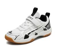 WDUDSUDUW Scarpe da ginnastica per bambini - Scarpe da badminton per ragazzi e ragazze, scarpe da ping pong, per tutti i campi, forte supporto e assorbimento degli urti (grandi bambini/bambini