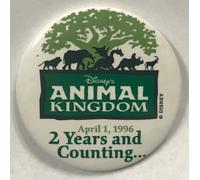 WDW Disney Animal Kingdom Pre-Apertura 1 Aprile 1996 2 Anni E Conteggio Bottone