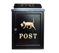 WDWDW Cassetta Postale con Serratura, Montaggio a Parete, antiruggine, Resistente alle intemperie, Adatta per Lettere, casa, Lavoro, 11x5x16 Pollici