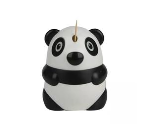 WDWDW Dispenser per stuzzicadenti, Scatola per stuzzicadenti, Supporto Automatico Creativo a Pressione, Panda dei Cartoni Animati, personalità alla Moda e Carina