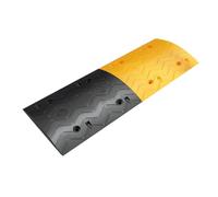 WDWDW Tappetino Portatile in Gomma Nera/Gialla, Adatto per Strade, parcheggi, Tappetino per la velocità in Salita per la Scuola