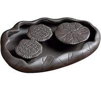 WDWDW Vassoio da tè Cinese in Ceramica, Mini, Tavolo Gongfu, Tipo di drenaggio, Tradizionale, con riserva d'Acqua, per casa e Ufficio