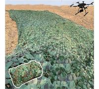 WDX- Parasole in rete mimetica, rete di sicurezza verde ispessita for la festa di Natale di caccia al tiro in campeggio Anti-UV(5 * 10m(16.4 * 32.81ft))