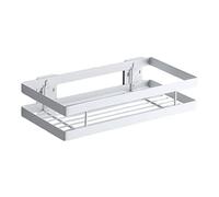 WDX- Scaffale portaoggetti, forato a parete, portabottiglie for condimento da cucina, portabottiglie bianco for condimento, portaoggetti for balcone da bagno Convenienza (Color : White, Size : 30cm