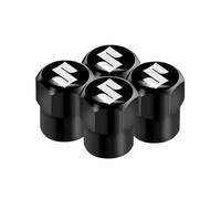 WDXIA 4 Pezzi Tappi valvole Pneumatici Auto per Suzuki Vitara, Set Tappi Valvole Ruote in Alluminio Anodizzato, Resistenti alla Corrosione