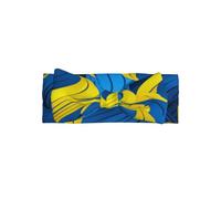 WDXQHY Fascia morbida per neonati con fiocco blu giallo fuoco elastico delicato sulla pelle accessorio per capelli per 0-6 mesi perfetto baby shower fascia con fiocco