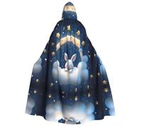 WDXQHY Mantello per Halloween da adulto con cappuccio, a lunghezza intera, per feste cosplay ed eventi a tema, 100% poliestere, confortevole, lavabile in lavatrice, perfetto per balli e convegni di
