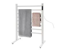 WDZCZDoo Scaldasalviette elettrico da pavimento, 60 x 35,5 cm, riscaldamento in fibra di carbonio da 180 W, impermeabile IPX3, regolazione della temperatura da 113 a 149 °C, timer da 24 ore, per bagno