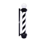 WDZD 100 cm Nero Bianco Palo Barbiere Barber Pole