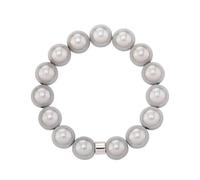 WDZDS Braccialetti Elastici con Perle Magiche, Bracciale Elastico con Perline Riflettenti in Acrilico da 14 mm con Effetto 3D per Donna, Accessorio Chic per Feste e Abbigliamento Casual