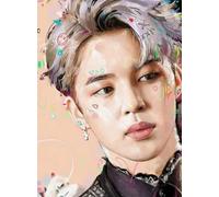 WDZFF 1000 pezzi ，Irregular Puzzle ，Immagini ，Gifts ，Korean Boyband Bang Bt S Jimins Poster ，For Adults Family Educational Toys ，Decorazione Artistica Da Parete - Kx393Zs