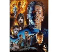 WDZFF 1000 Pezzi - Terminators Art Poster Puzzle - Giocattoli Di Sfida Per Adulti - Giochi Per La Riduzione Dello Stress In Famiglia - Decorazione Artistica Da Parete Kq85Zp