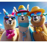WDZFF Alpacas Color Animals - Puzzle 1000 Pezzi - Giocattoli Di Sfida Per Adulti - Giochi Per La Riduzione Dello Stress In Famiglia - Decorazione Artistica Da Parete Kq7Zp
