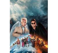 WDZFF Puzzle 1000 Pezzi - Irregolare - Classic Movies Omens Posters - Family Stress Reduction Toys - Gioco Di Sfida Per Adultis - Decorazione Artistica Da Parete - Jx227Zp