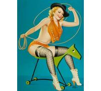 WDZFF Puzzle 1000 Pezzi, Ussr World Warii Elvgren Retro Girlss Art Paintings, Works By Gil Elfgren, Fun Personalised Adult Puzzle Toy Gifts, Decorazione Muraleation Sx269Zp