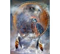 WDZFF Puzzles 1000 pezzi - Difficult Puzzle - Animal Eagless Art Oil Painting - Giochi Per Famiglie Per Adulti Giocattoli Educativi Gifts - Kx63Zs