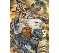 WDZFF Puzzles 1000 pezzi - Difficult Puzzle - Animal Eagless Art Oil Painting - Giochi Per Famiglie Per Adulti Giocattoli Educativi Gifts - Kx65Zs