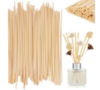 WDZGX Bastoncini per Diffusori 40 cm x 4 mm 100Pcs Legno Naturale Profumatore Ambiente Bastoncini Diffusore Nasoterapia Profumo per Camera Spa Casa e Ufficio Dispenser di Fragranza