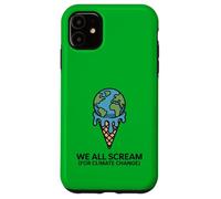 We All Scream For Climate Change - Ghiaccio caldo con crema fondente Custodia per iPhone 11
