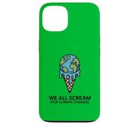 We All Scream For Climate Change - Ghiaccio caldo con crema fondente Custodia per iPhone 13