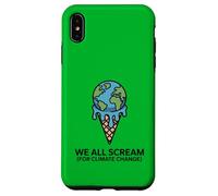 We All Scream For Climate Change - Ghiaccio caldo con crema fondente Custodia per iPhone XS Max