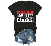 We are All Palestine Action Shirt Unisex, Nero , M