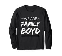 We Are Family Boyd Surname Last Name Boyd Maglia a Manica