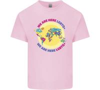 We Are Here T-Shirt LGBT Per Bambini