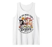 We Are More Than Besties Cute Cow Friends Funny Quote Canotta