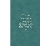 We are More Than Conquerors - Romans 8:37: Inspirational Bible Verse Journal Notebook Diary | Religious Christian Gift for Men, Women, Teens and Girls ... Blank Pages for Writing, Compact Handy Size