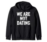 We Are Not Dating Situationship Denial Couple - Felpa con Cappuccio