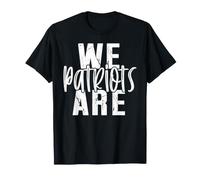 We Are Patriots School Spirit Girly Team Mascotte Gioco Notte Maglietta