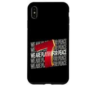 We Are Playing For Peace - For Soccer Fans Custodia per iPhone XS Max