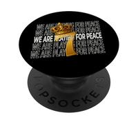 We Are Playing For Peace - For Soccer Lover PopSockets PopGrip Adesivo