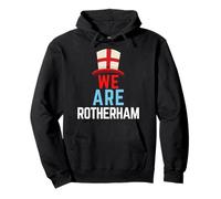 We Are Rotherham England Flag Sports Felpa con Cappuccio