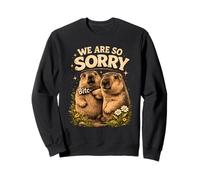 We Are So Sorry Funny Groundhog Meme Felpa