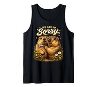 We Are So Sorry Groundhog Divertente Sarcastico Canotta