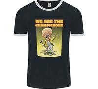 We Are The Champions Divertente Fungo Uomo Ringer Fotl