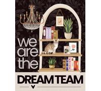 We are the Dream Team: New Hire Welcome Gift, Coworker Appreciation Notebook, Journal, 120 Blank Lined Pages, 8.5 x 11 in dimensions