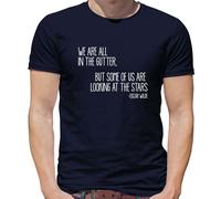 We Are Tutti Nel Gutter T-Shirt - Frase - Oscar Wilde - Donna Windermere