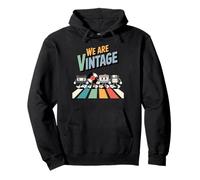 We Are Vintage, Cassetta Floppy in Vinile, Crosswalk Crew Felpa con Cappuccio
