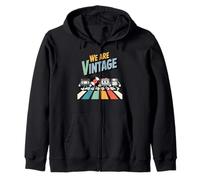 We Are Vintage, Cassetta Floppy in Vinile, Crosswalk Crew Felpa con Cappuccio