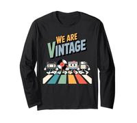 We Are Vintage, Cassetta Floppy in Vinile, Crosswalk Crew Maglia a Manica