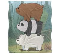 We Bare Bears Bear Stack Coperta super morbida al tatto setoso - 152 x 127 cm