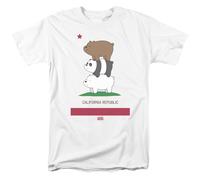 We Bare Bears Cali Stack Maglietta Licenziata Per Adulti