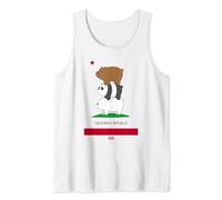 We Bare Bears California Flag Canotta