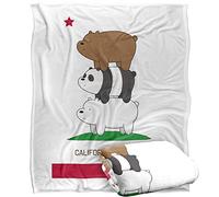 We Bare Bears California Stack Coperta super morbida al tatto setoso - 152 x 127 cm