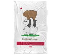 We Bare Bears California Stack Coperta super morbida al tatto setoso - 91 x 147 cm
