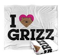 We Bare Bears Heart Grizz Silky Touch super morbida coperta 152 x 127 cm